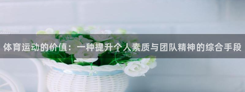 新球体育如何提现：体育运动的价值：一种提升个人素质与团队精神的综合手段